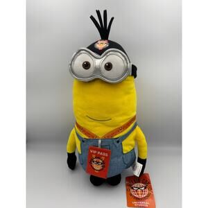 Universal Studios Despicable Me 4 Villain-Con Tim Minion Plush Toy NWT